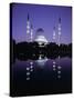 Reflection in Tranquil Water of the Sultan Salahuddin Abdul Aziz Shah Mosque-Gavin Hellier-Stretched Canvas