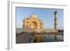 Reflection in Water. Taj Mahal at Sunset. Agra. India-Tom Norring-Framed Photographic Print