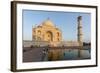 Reflection in Water. Taj Mahal at Sunset. Agra. India-Tom Norring-Framed Photographic Print