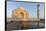 Reflection in Water. Taj Mahal at Sunset. Agra. India-Tom Norring-Framed Stretched Canvas