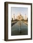 Reflection in Water. Taj Mahal at Sunset. Agra. India-Tom Norring-Framed Photographic Print