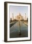 Reflection in Water. Taj Mahal at Sunset. Agra. India-Tom Norring-Framed Photographic Print