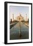 Reflection in Water. Taj Mahal at Sunset. Agra. India-Tom Norring-Framed Photographic Print