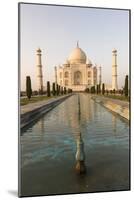 Reflection in Water. Taj Mahal at Sunset. Agra. India-Tom Norring-Mounted Photographic Print