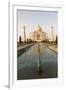 Reflection in Water. Taj Mahal at Sunset. Agra. India-Tom Norring-Framed Photographic Print