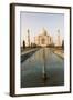 Reflection in Water. Taj Mahal at Sunset. Agra. India-Tom Norring-Framed Photographic Print