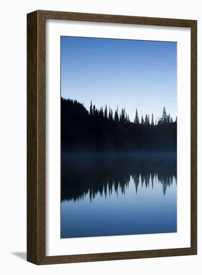 Reflection Lake. Mt. Rainier National Park, WA-Justin Bailie-Framed Photographic Print