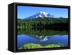 Reflection Lake, Mt. Rainier National Park, Washington, USA-Rob Tilley-Framed Stretched Canvas