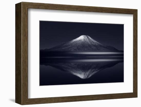 Reflection Mt. Fuji-Takashi Suzuki-Framed Photographic Print