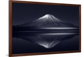 Reflection Mt. Fuji-Takashi Suzuki-Framed Photographic Print