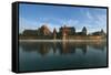 Reflection of a Castle on the River-null-Framed Stretched Canvas