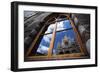 Reflection of a Cathedral in a Window-W. Perry Conway-Framed Photographic Print