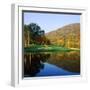 Reflection of a Hill on Water, West Point Golf Course, West Point, New York State, USA-null-Framed Photographic Print