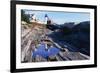 Reflection of a Lighthouse Pemaquid Point Maine-George Oze-Framed Photographic Print