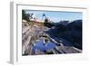 Reflection of a Lighthouse Pemaquid Point Maine-George Oze-Framed Photographic Print