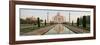 Reflection of a Mausoleum in Water, Taj Mahal, Agra, Uttar Pradesh, India-null-Framed Photographic Print