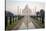 Reflection of a Mausoleum in Water, Taj Mahal, Agra, Uttar Pradesh, India-null-Stretched Canvas