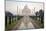 Reflection of a Mausoleum in Water, Taj Mahal, Agra, Uttar Pradesh, India-null-Mounted Premium Photographic Print