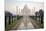 Reflection of a Mausoleum in Water, Taj Mahal, Agra, Uttar Pradesh, India-null-Mounted Premium Photographic Print