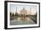 Reflection of a Mausoleum in Water, Taj Mahal, Agra, Uttar Pradesh, India-null-Framed Photographic Print