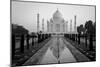Reflection of a mausoleum in water, Taj Mahal, Agra, Uttar Pradesh, India-null-Mounted Photographic Print