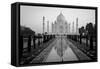 Reflection of a mausoleum in water, Taj Mahal, Agra, Uttar Pradesh, India-null-Framed Stretched Canvas