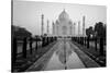 Reflection of a mausoleum in water, Taj Mahal, Agra, Uttar Pradesh, India-null-Stretched Canvas