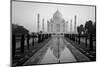 Reflection of a mausoleum in water, Taj Mahal, Agra, Uttar Pradesh, India-null-Mounted Photographic Print