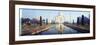 Reflection of a Mausoleum in Water, Taj Mahal, Agra, Uttar Pradesh, India-null-Framed Photographic Print