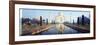 Reflection of a Mausoleum in Water, Taj Mahal, Agra, Uttar Pradesh, India-null-Framed Photographic Print