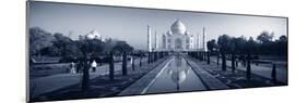 Reflection of a Mausoleum on Water, Taj Mahal, Agra, Uttar Pradesh, India-null-Mounted Photographic Print