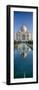 Reflection of a Mausoleum on Water, Taj Mahal, Agra, Uttar Pradesh, India-null-Framed Photographic Print