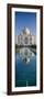 Reflection of a Mausoleum on Water, Taj Mahal, Agra, Uttar Pradesh, India-null-Framed Photographic Print