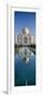 Reflection of a Mausoleum on Water, Taj Mahal, Agra, Uttar Pradesh, India-null-Framed Photographic Print