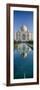 Reflection of a Mausoleum on Water, Taj Mahal, Agra, Uttar Pradesh, India-null-Framed Photographic Print