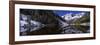 Reflection of a Mountain in a Lake, Maroon Bells, Aspen, Pitkin County, Colorado, USA-null-Framed Photographic Print