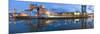 Reflection of a Museum on Water, Guggenheim Museum, Bilbao, Basque Country, Spain-null-Mounted Photographic Print