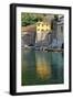 Reflection of a Yellow House, Cinqueterra, Italy-Steven Boone-Framed Photographic Print