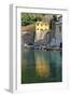 Reflection of a Yellow House, Cinqueterra, Italy-Steven Boone-Framed Photographic Print