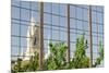 Reflection of Assembly Hall, Temple Square, Salt Lake City, Utah-Michael DeFreitas-Mounted Photographic Print