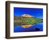 Reflection of Beartooth Butte into Beartooth Lake, Wyoming, USA-Chuck Haney-Framed Photographic Print