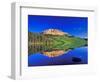 Reflection of Beartooth Butte into Beartooth Lake, Wyoming, USA-Chuck Haney-Framed Photographic Print