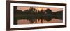 Reflection of Buddha Statue on Water, Sukhothai Historical Park, Sukhothai, Thailand-null-Framed Photographic Print