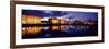 Reflection of Buildings in Water, Albert Dock, Liverpool, Merseyside, England-null-Framed Photographic Print