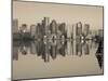 Reflection of Buildings in Water, Boston, Massachusetts, USA-null-Mounted Photographic Print
