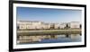 Reflection of buildings on River Arno, Florence, Tuscany, Italy, Europe-Alexandre Rotenberg-Framed Photographic Print