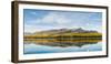 Reflection of Chugach Mountains in Clunie Lake, Eagle River, Alaska, USA-null-Framed Photographic Print