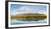 Reflection of Chugach Mountains in Clunie Lake, Eagle River, Alaska, USA-null-Framed Photographic Print