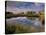 Reflection of Clouds on Tidal Pond in Morning Light, Savannah, Georgia, USA-Joanne Wells-Stretched Canvas