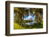 Reflection of Clouds on Water, Deer Prairie Creek Preserve, Venice, Sarasota County, Florida, USA-null-Framed Photographic Print